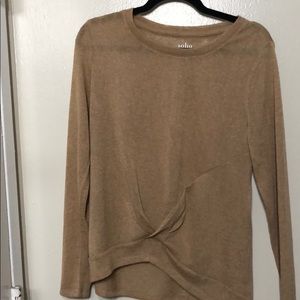 Nude lightweight sweater